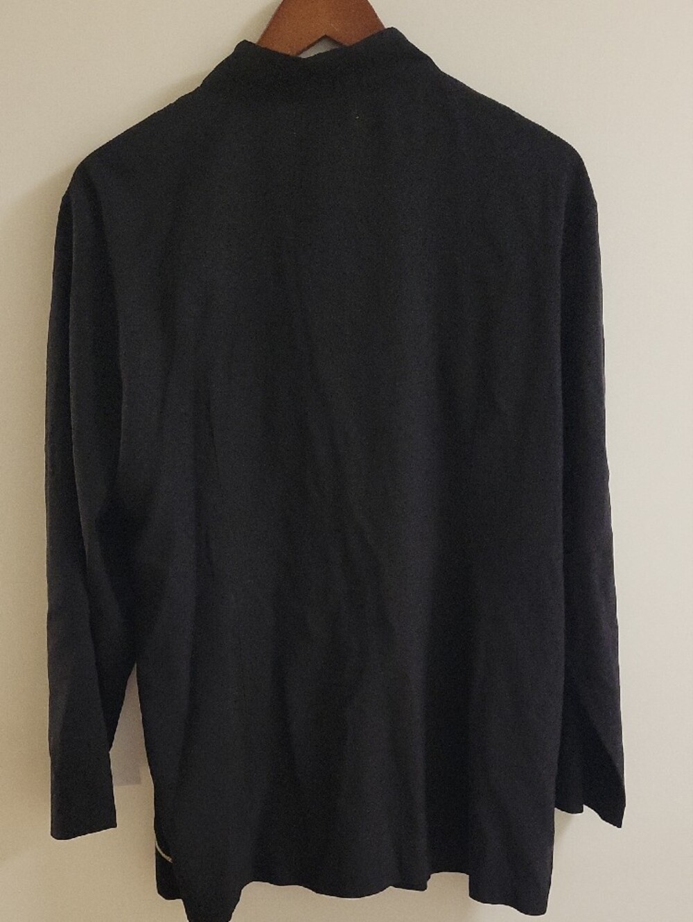 Drapers & Damons Embroidered Floral Button-Up Manderin Jacket Size Xl - Picture 8 of 8